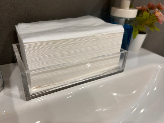 Acrylic Bathroom Tissue Tray