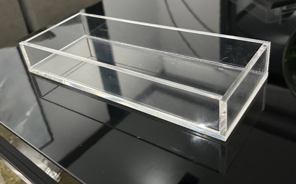 Clear Plexiglass Bathroom Tray
