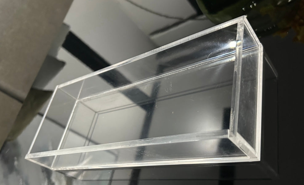 Clear Plexiglass Bathroom Tray