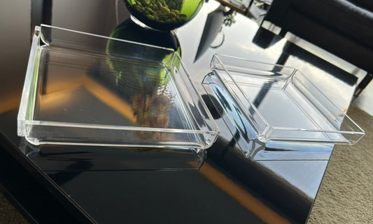 Curva Acrylic Twin Tray