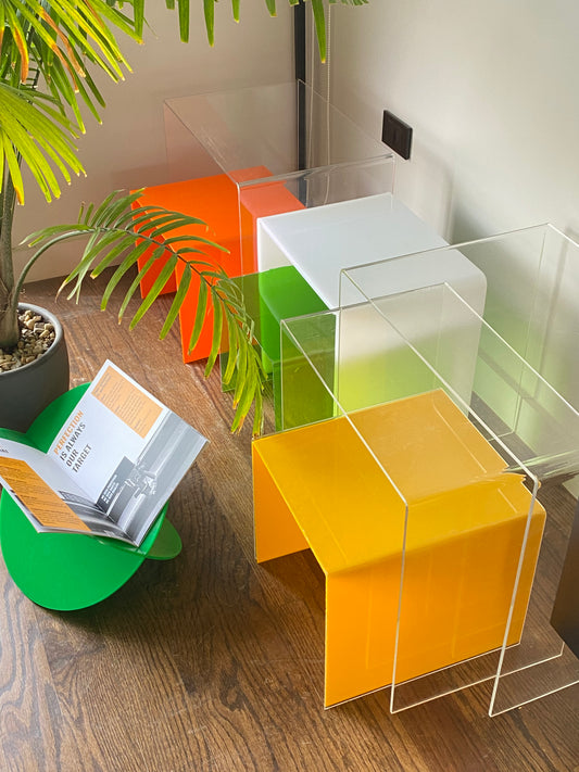 Neon Plexiglass Tables