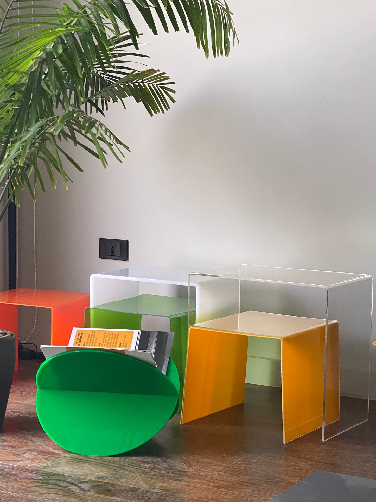 Neon Plexiglass Tables