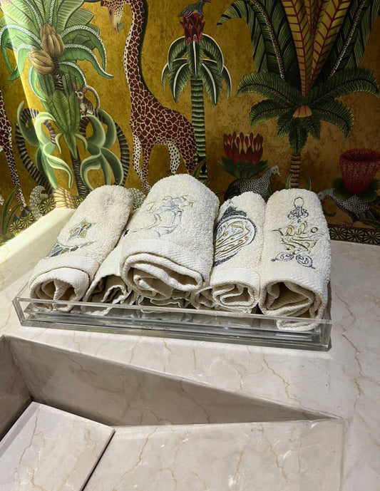 Acrylic Bathroom Towels Tray