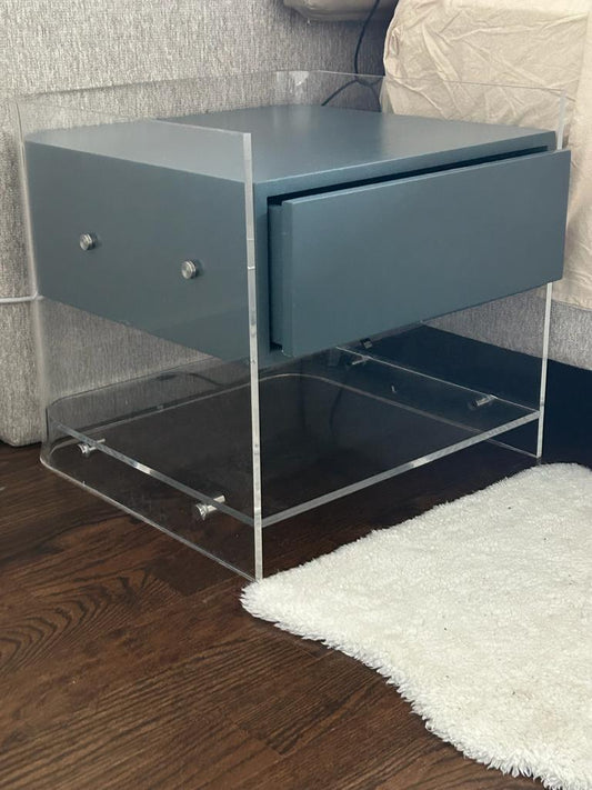 Curva Acrylic Bedside