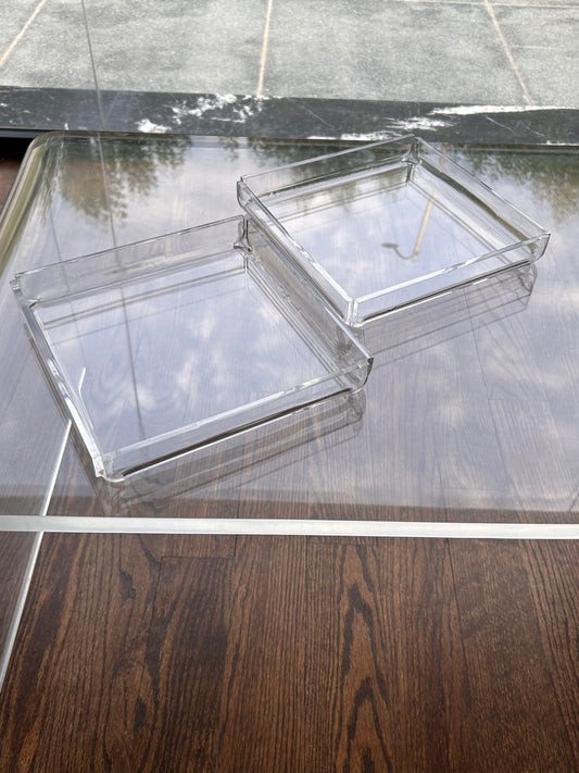 Curva Acrylic Twin Tray