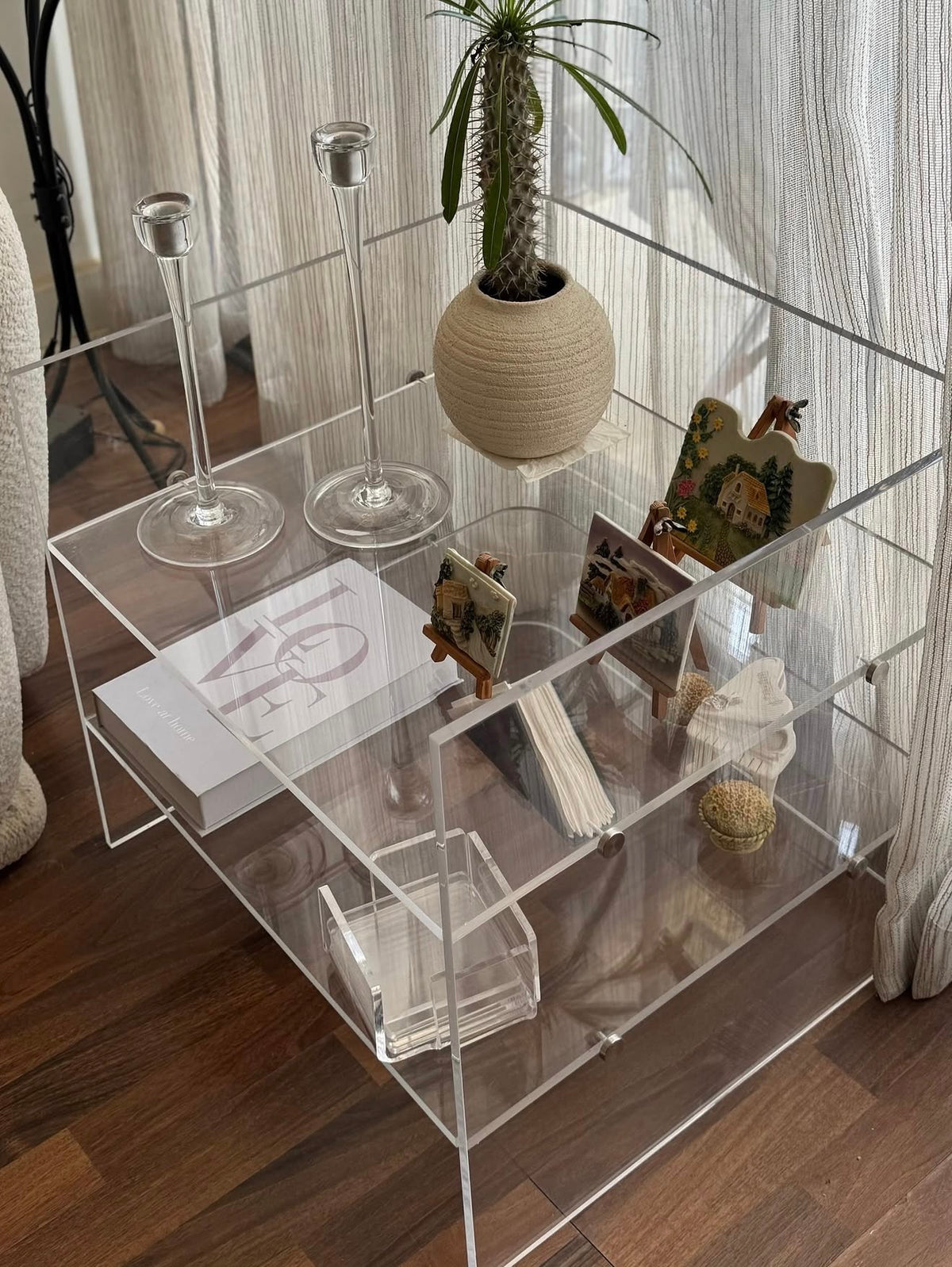 Acrylic Display Side Table