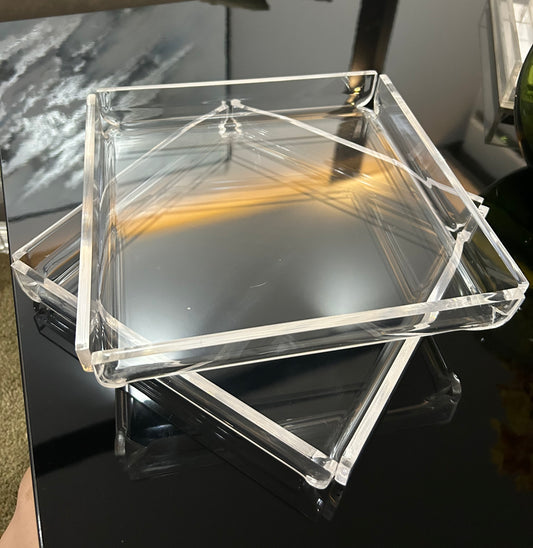Curva Acrylic Twin Tray