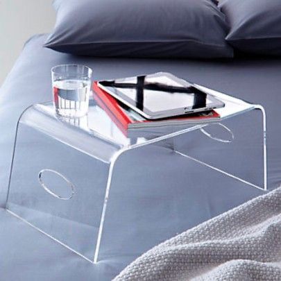 Multi-Use plexiglass tray table
