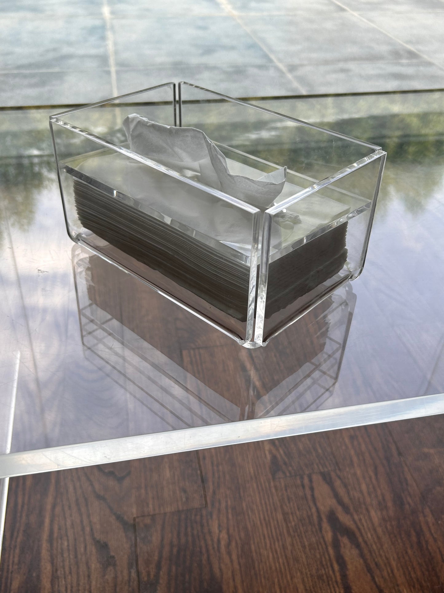 Plexiglass Tissue Box