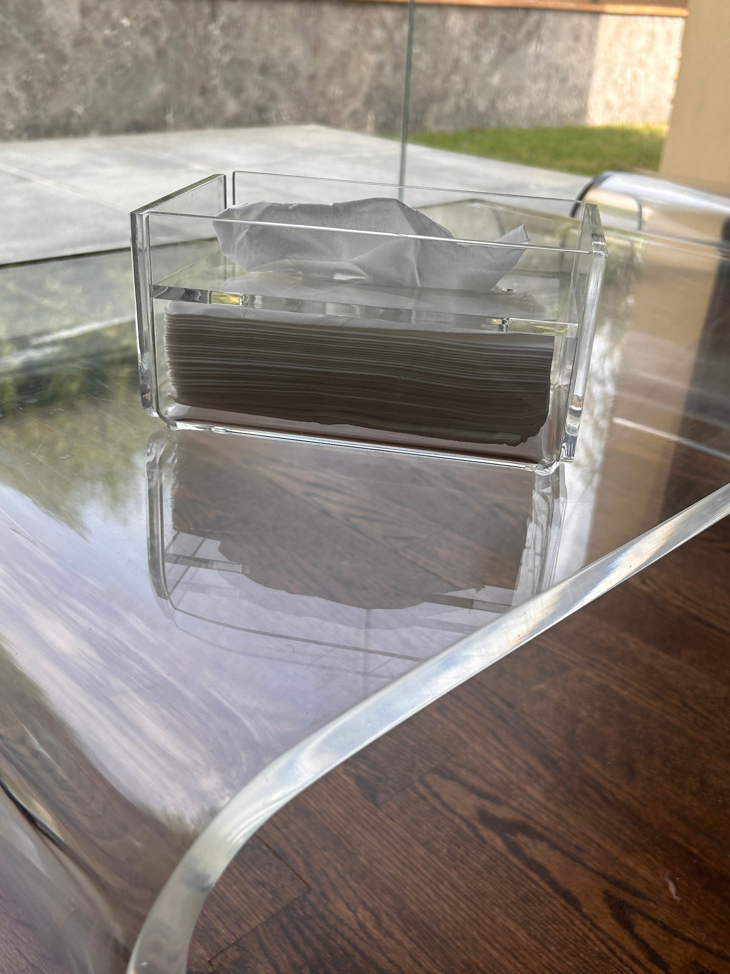 Plexiglass Tissue Box