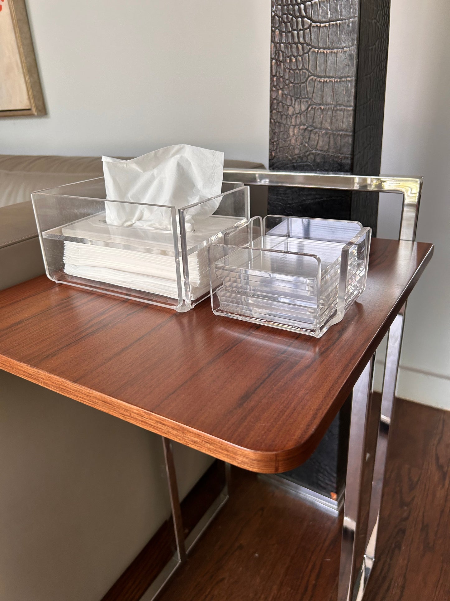 Plexiglass Tissue Box