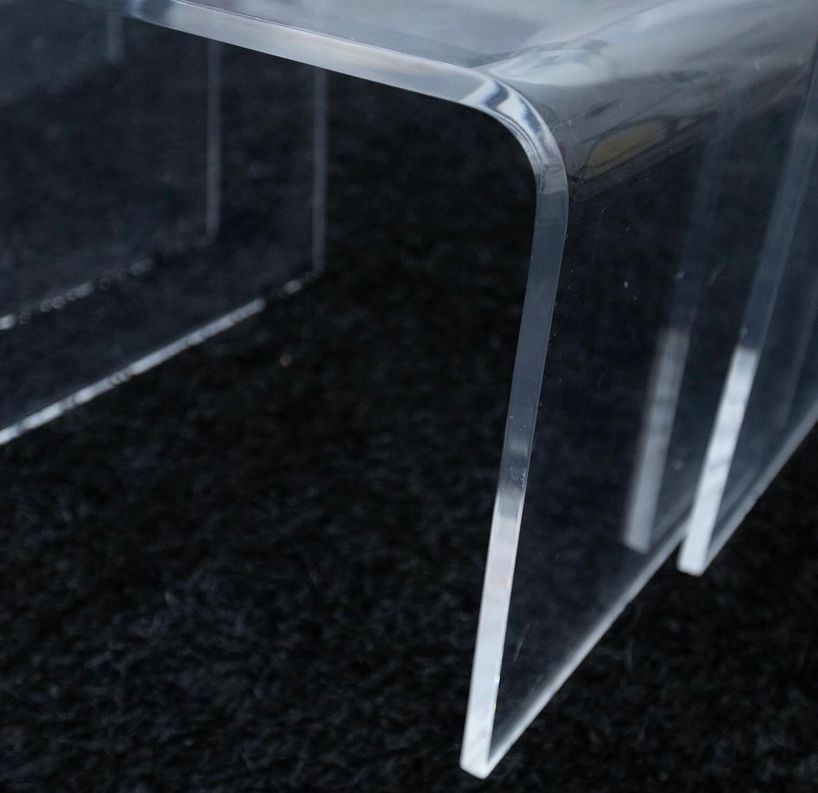 Simple Plexiglass Side Tables