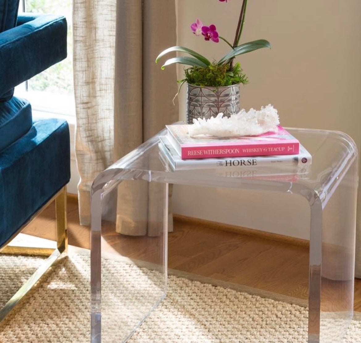 Simple Plexiglass Side Tables