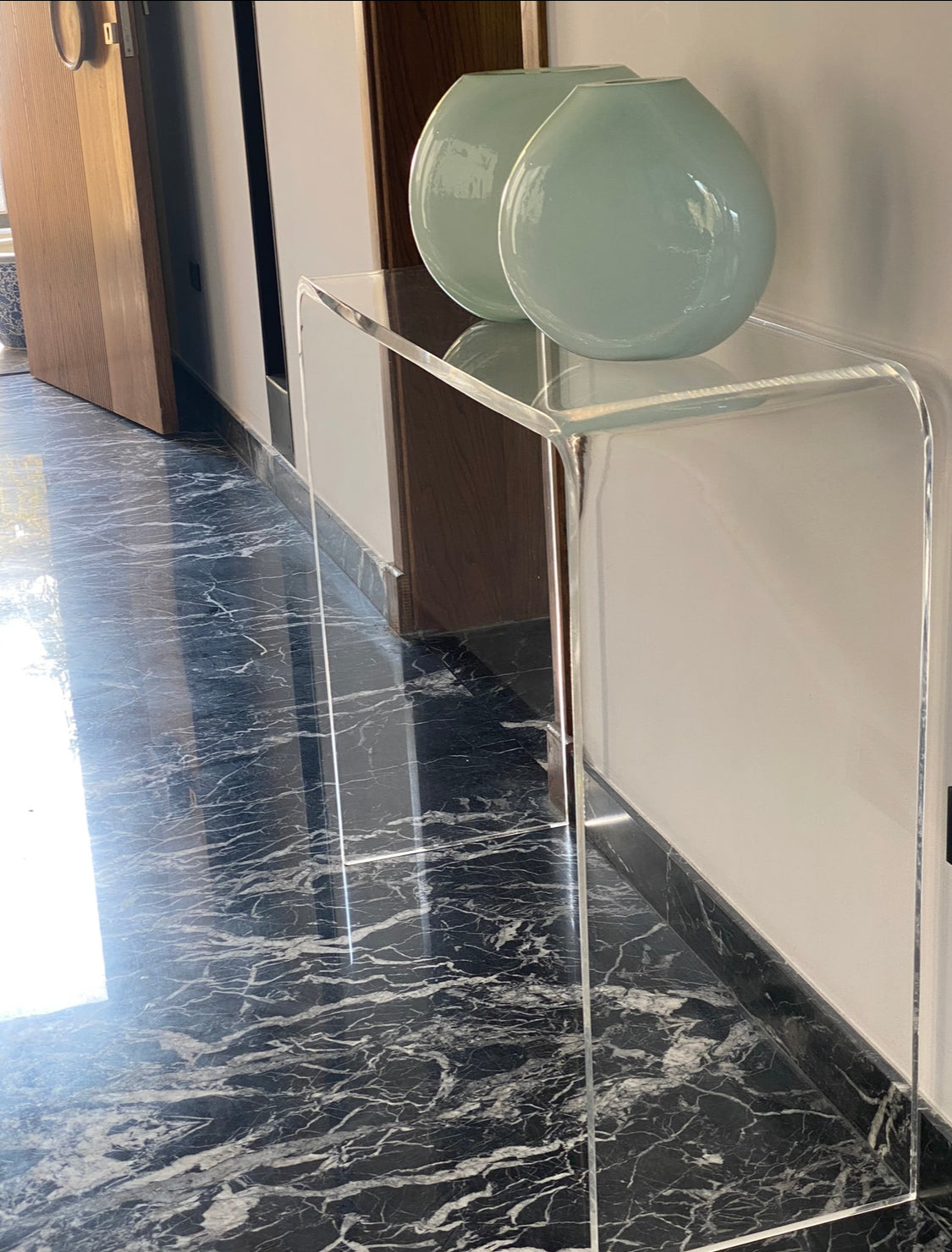 Simple Plexiglass Console Table