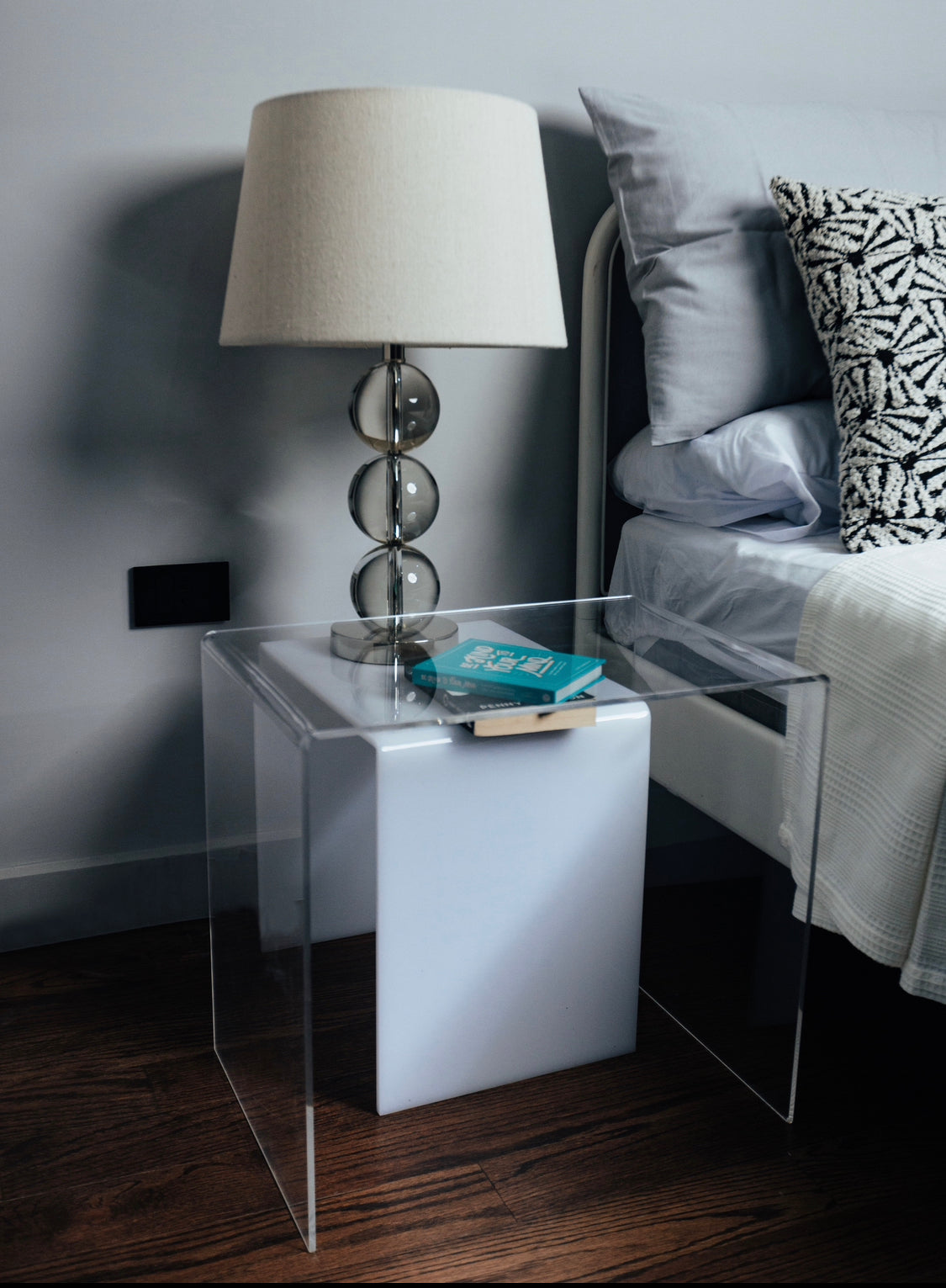 Simple Plexiglass Side Tables