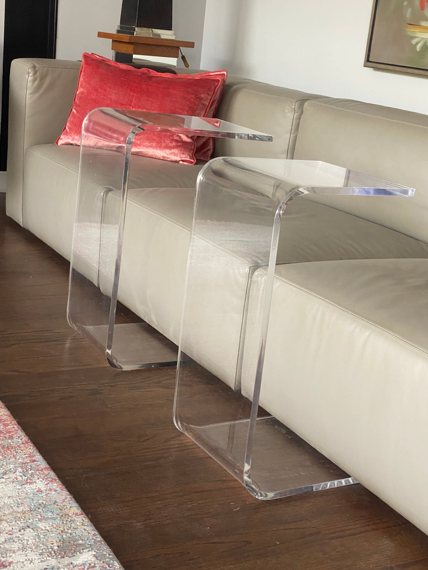 Plexiglass End Slide Table ( C-Shaped )