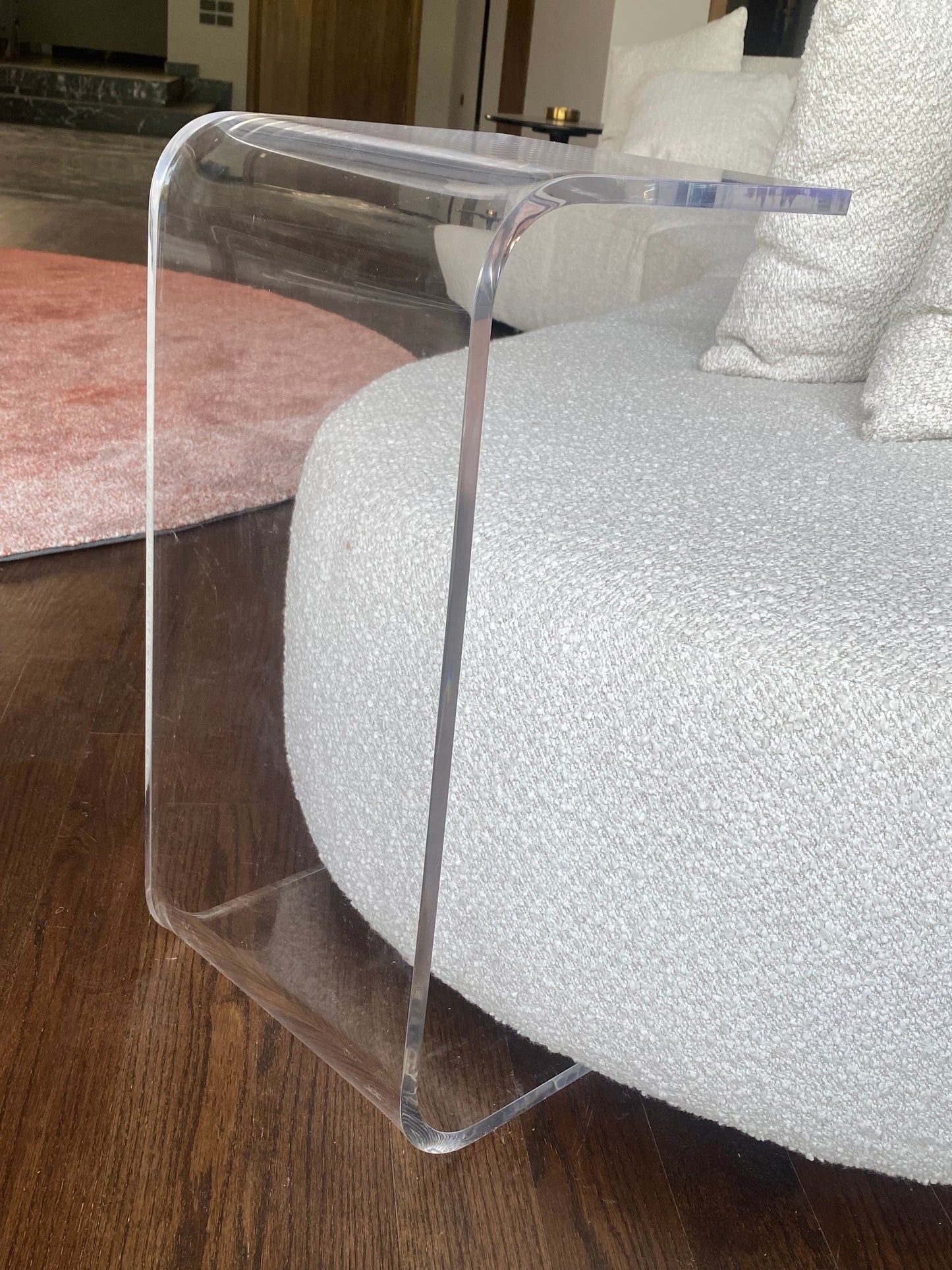 Plexiglass End Slide Table ( C-Shaped )