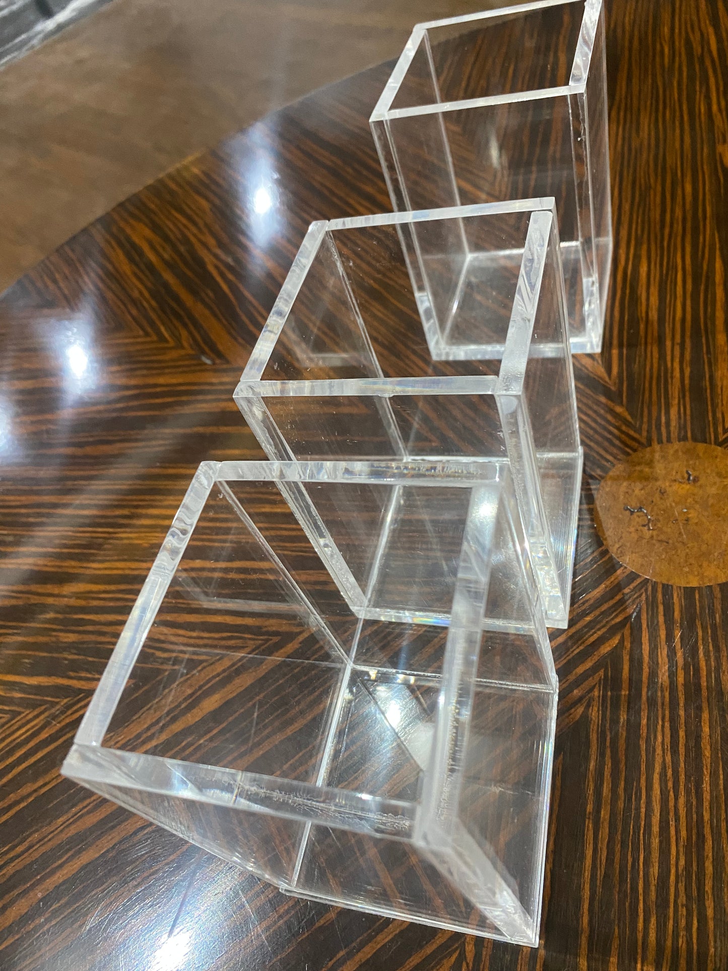 Plexiglass Square Base Storage