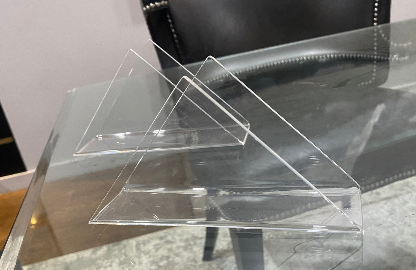 Plexiglass Triangle Napkin Holder